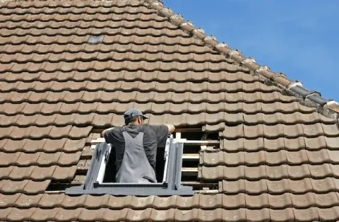 Pose de velux - Crochte